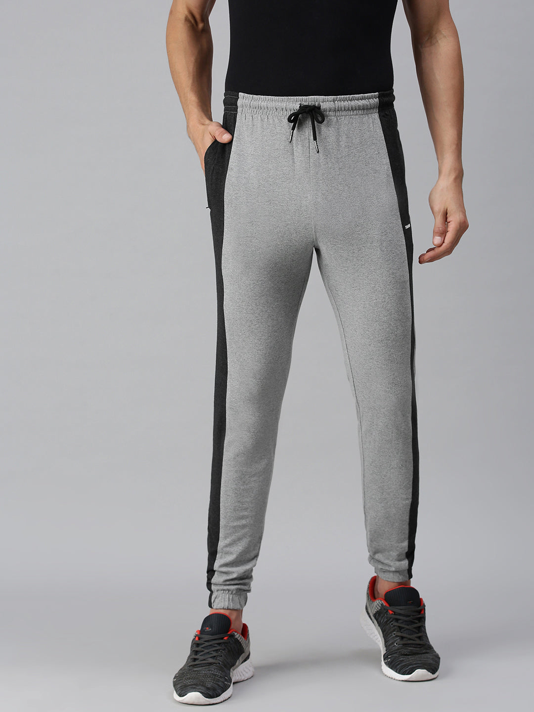 Tom Burg Premium Stylish Comfortable Track Pants - Grey (Black) - TOM BURG
